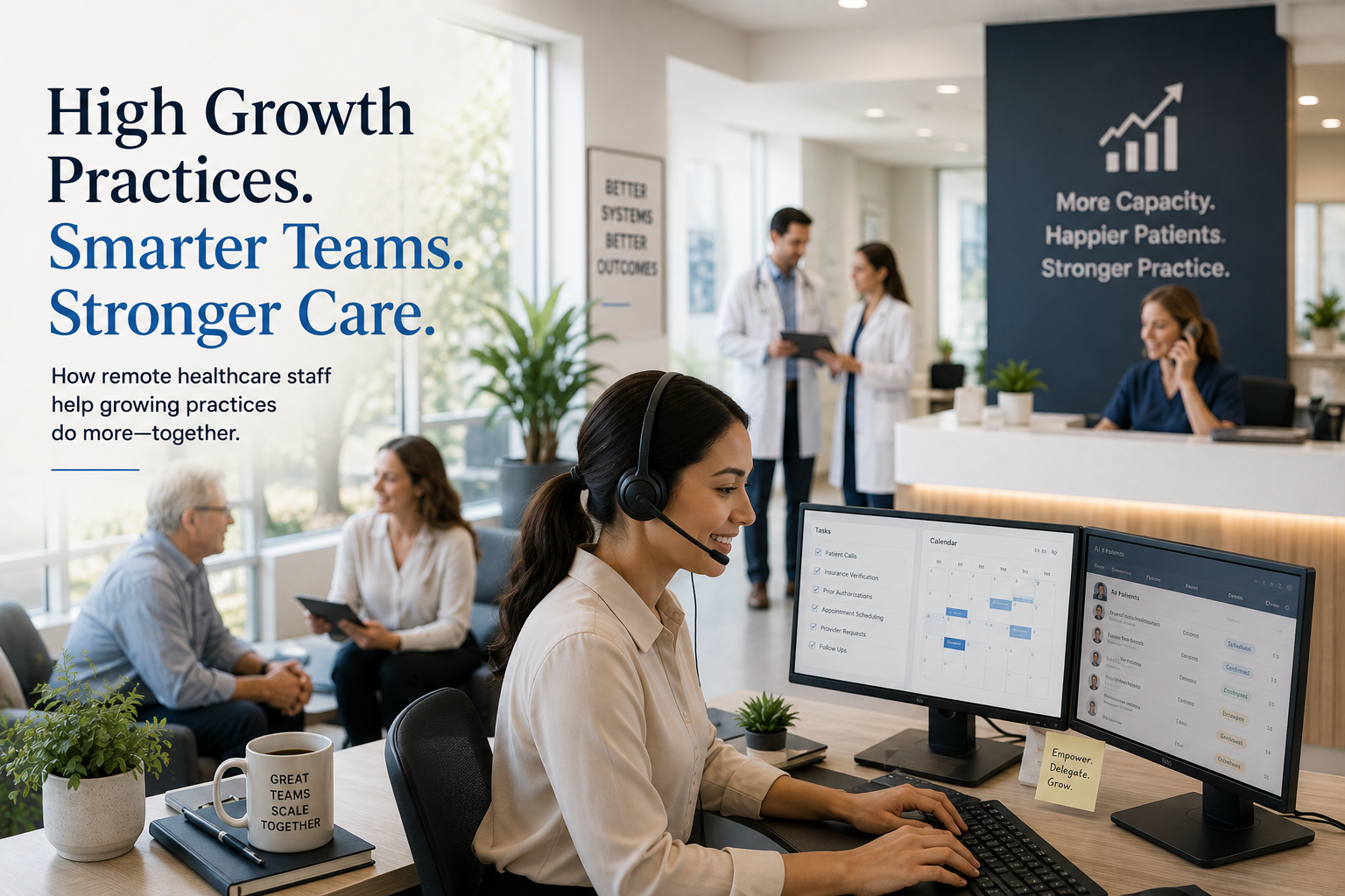 Why High Growth Healthcare Practices Are Turning to Remote Staff