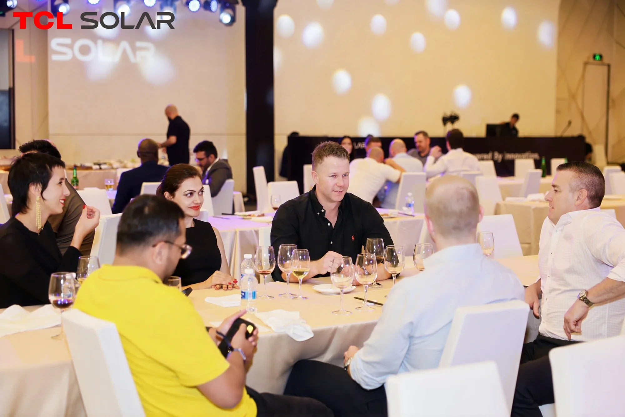 Guests at the TCL Solar International Gala Dinner