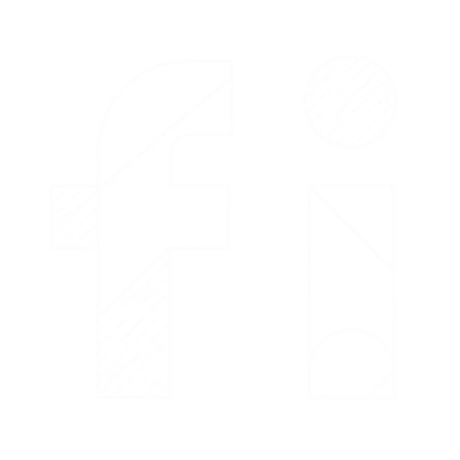 Social media follow icon outline illustration