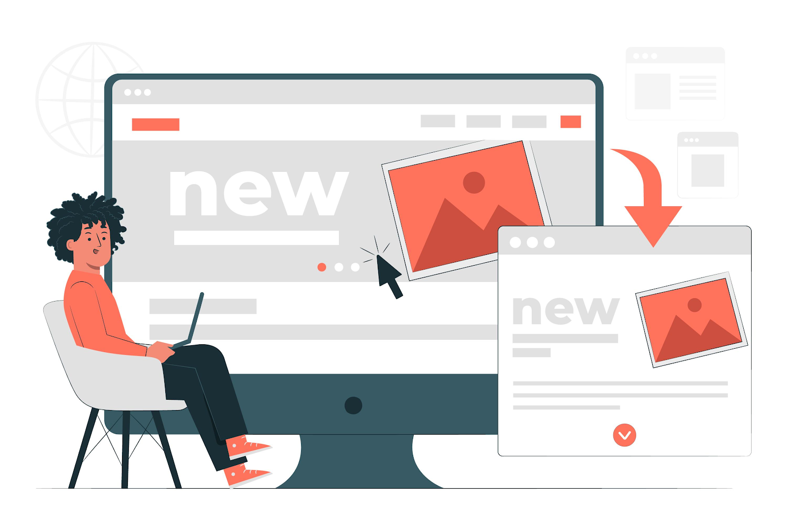 new website launch animated