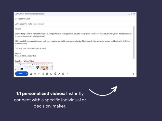 1:1 videos: The holy-grail of personalized video email marketing
