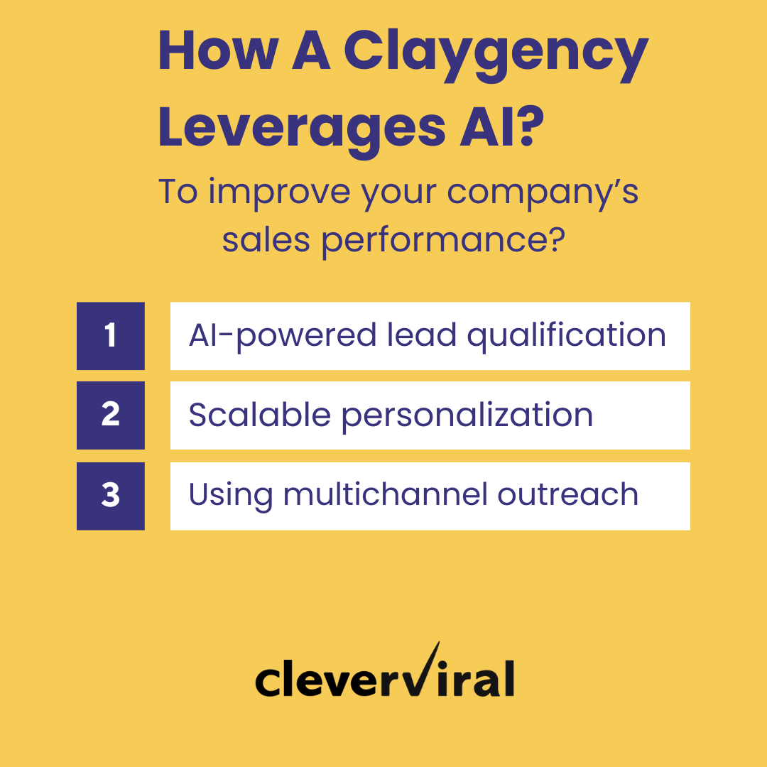 How does a Claygency leverage AI? - key aspect to help you hire a Claygency for your business. 