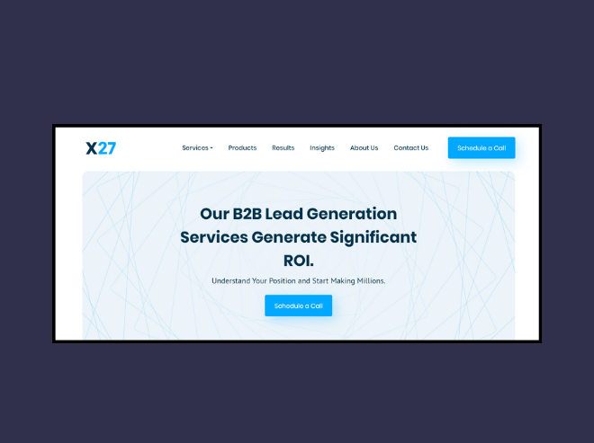 X27 Marketing: One of the biggest & most famous Callbox alternatives for lead generation.