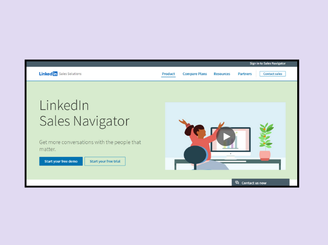 LinkedIn Sales Navigator for list building and B2B data sourcing