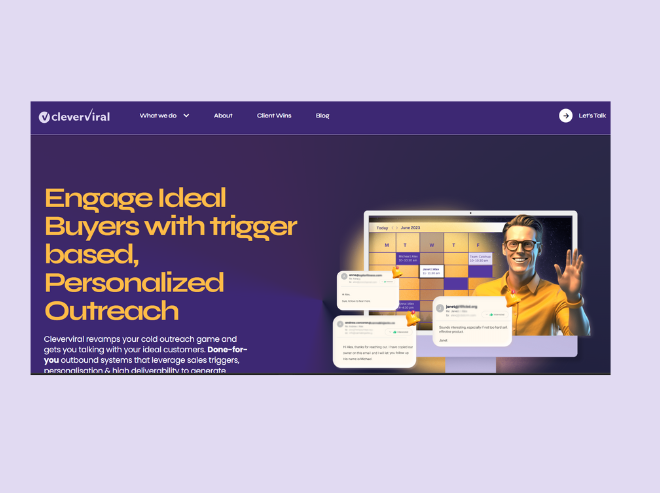 Cleverviral: One of the best B2B data providers for outbound success!