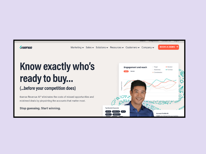 6sense's ABM & list building platform