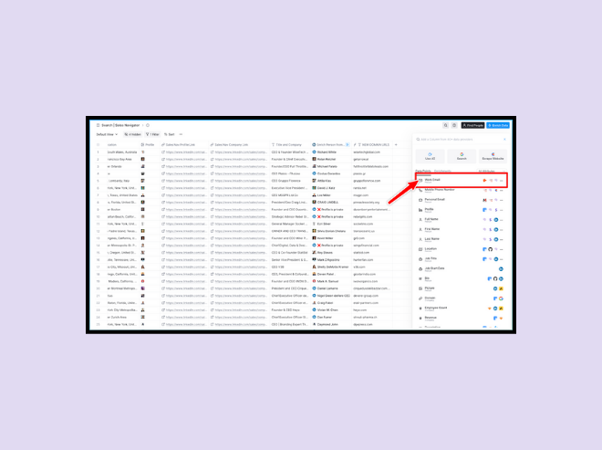 How to source prospect's work email after you scrape LinkedIn Sales Navigator data.