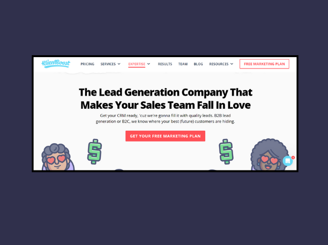 KlientBoost: Another popular Martal Group alternative and B2B lead generation service provider. 