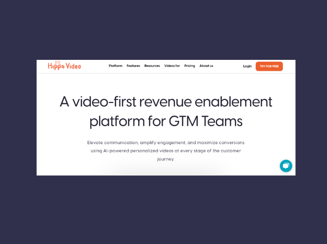 Hippo Video: Video-based prospecting for B2B sales teams