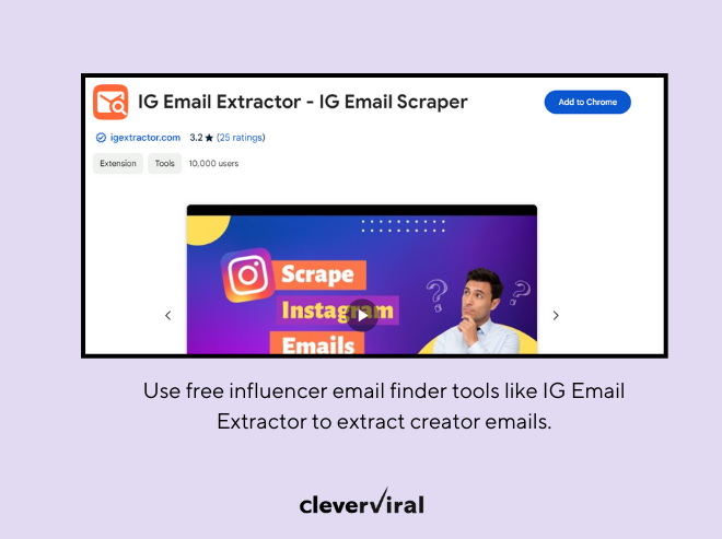 How to find influencer emails using free IG and TikTok email scrapers?