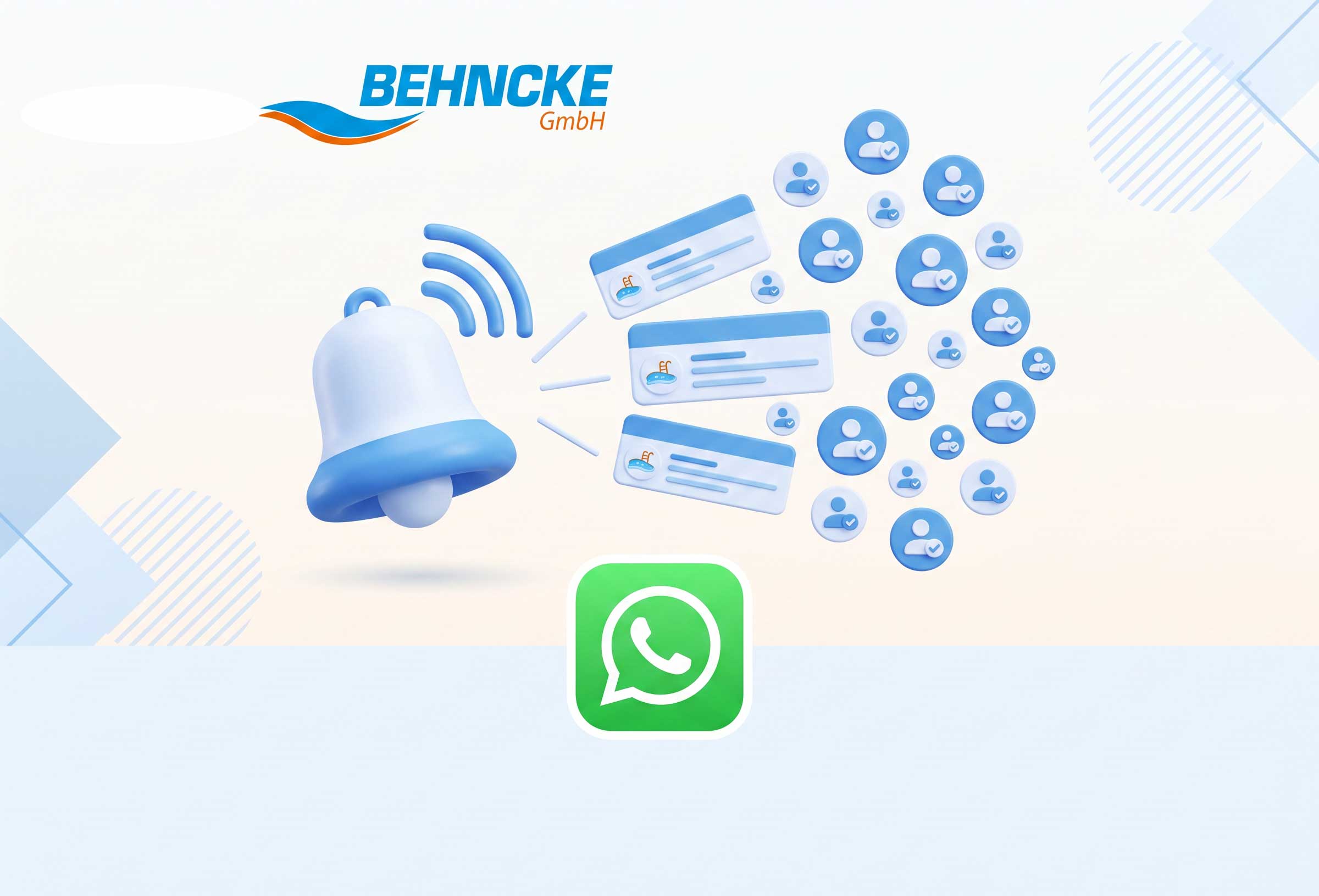 BEHNCKE kann jetzt auch bequem über WhatsApp kontaktiert werden.