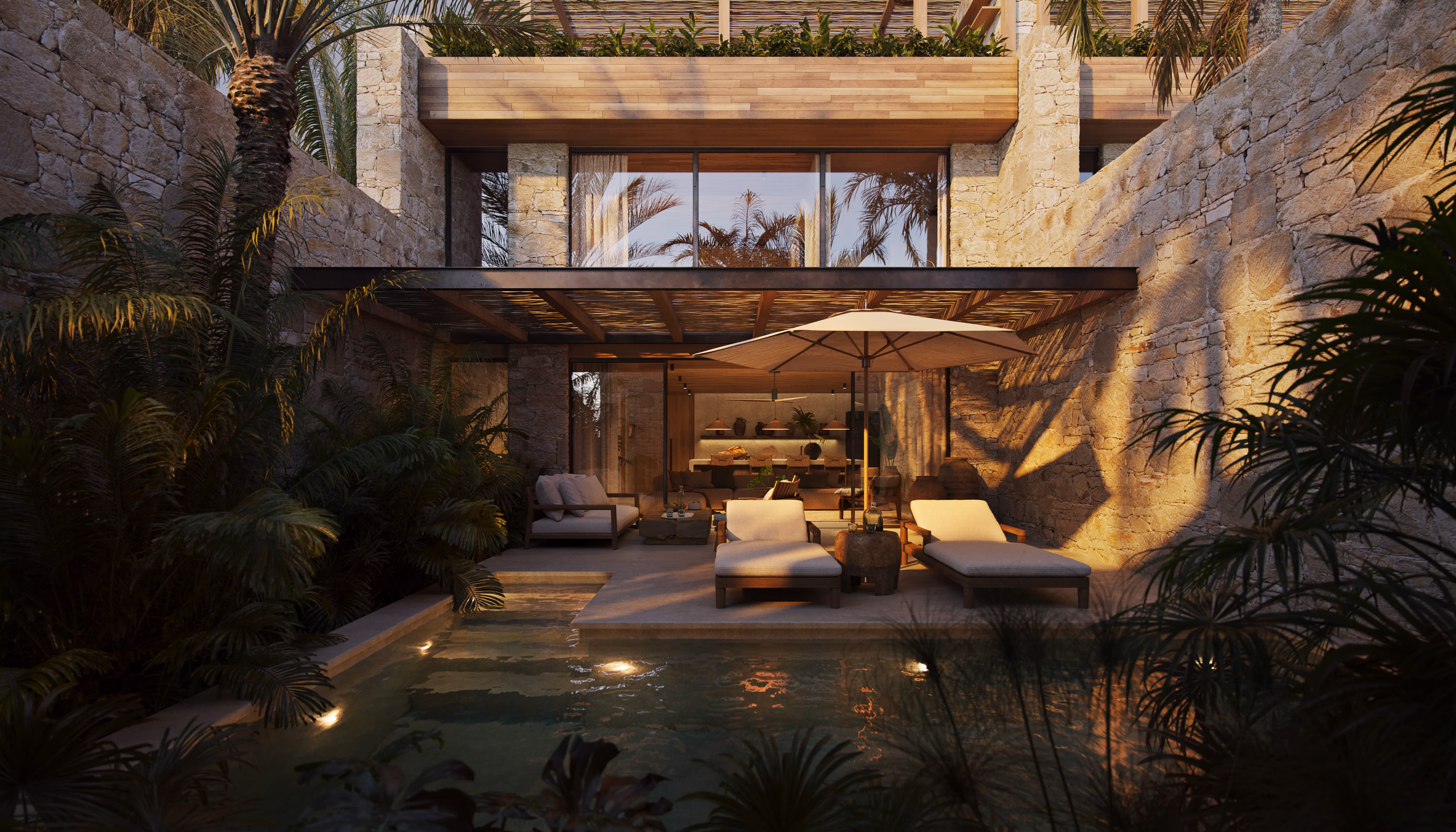 Villa Aruna, two-bedroom private pool villa at Laga Living