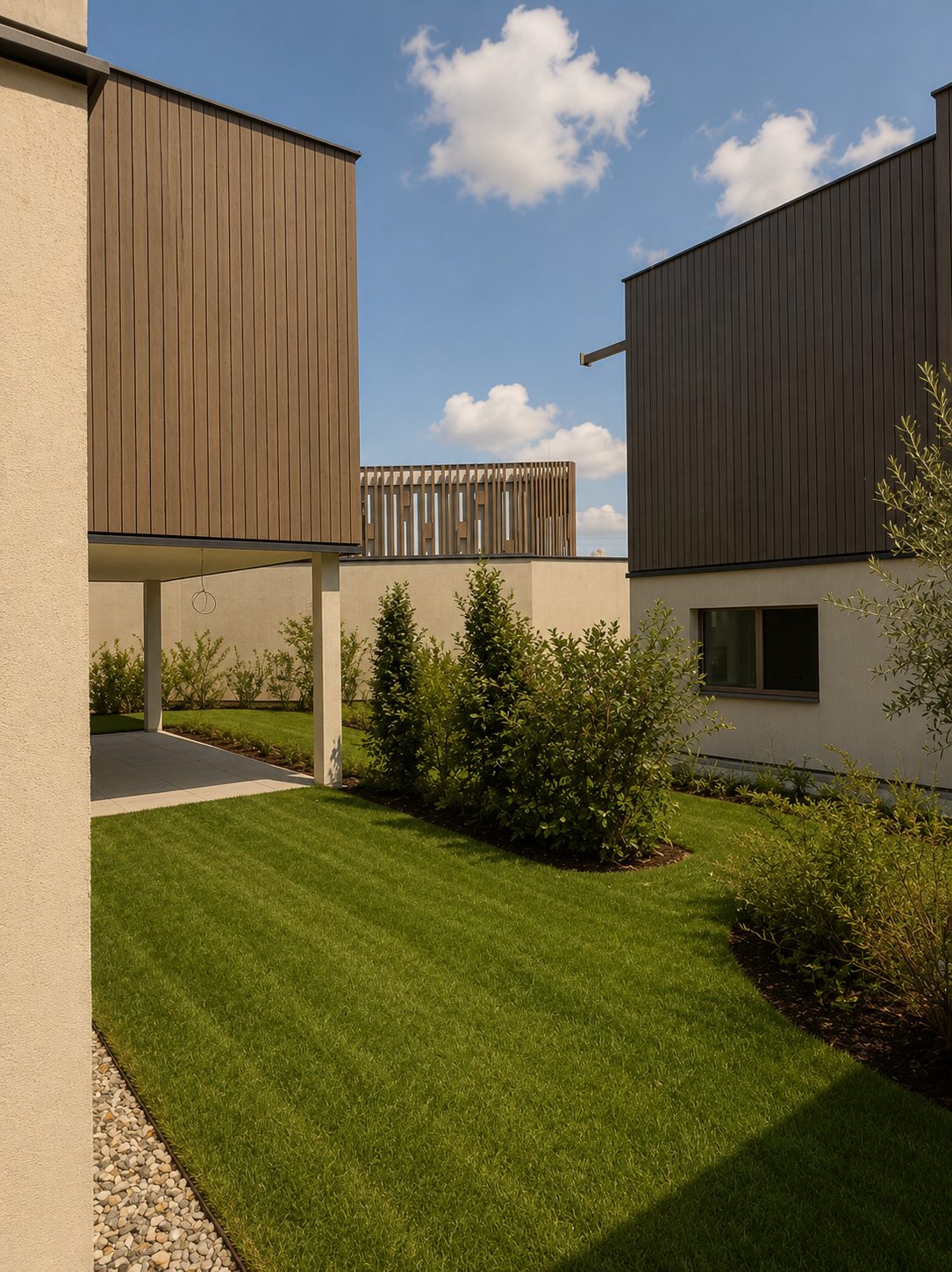 Außenansicht der Gartensuite Top 1