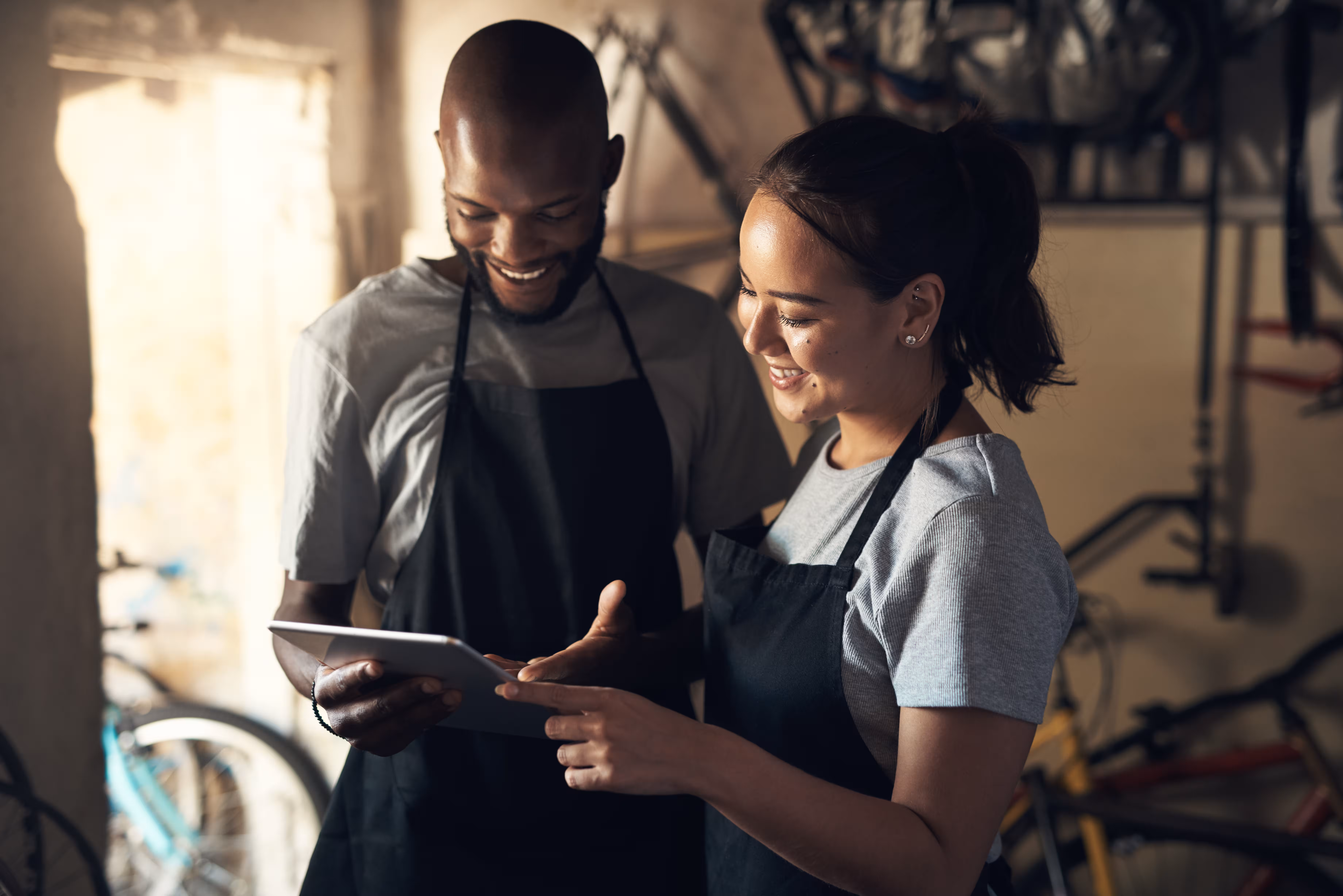 bike shop software winning tech stack