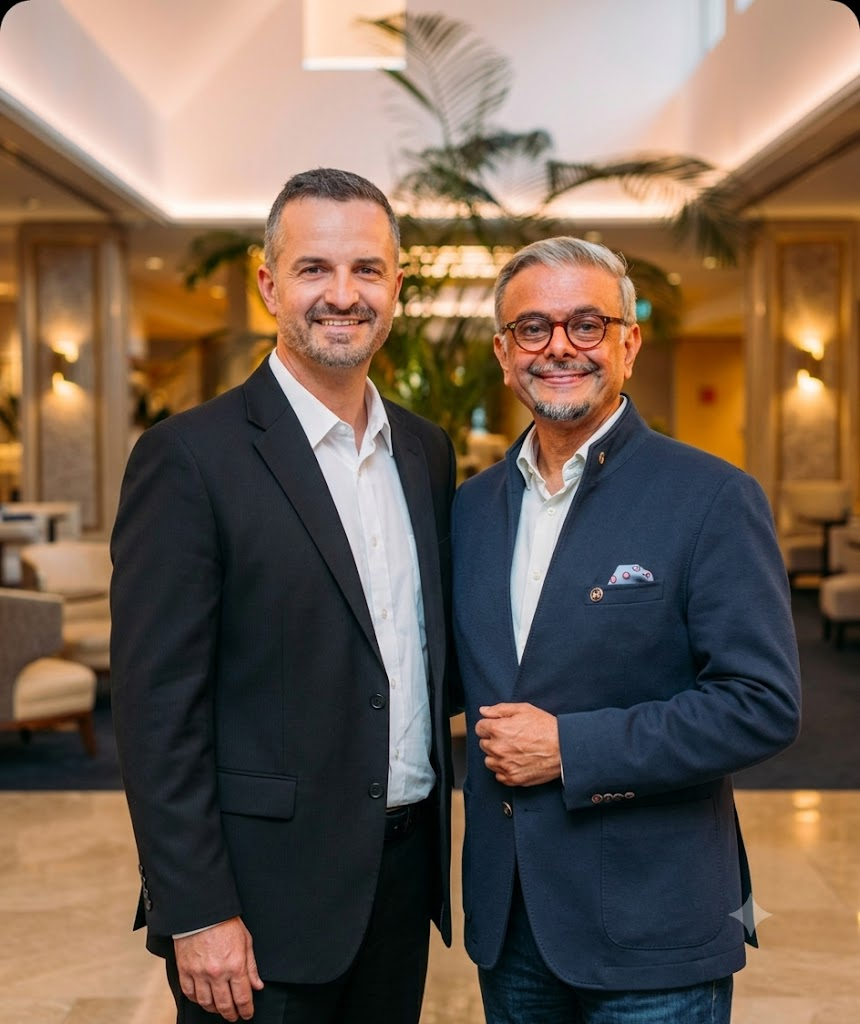 Rupen and Dan, co-founders of The Manager Academy
