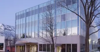 Office building housing the Hello Hearing Studios hearing clinic in Durango, Colorado