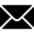 Minimalistic icon of an envelope symbolizing email or mail communication.