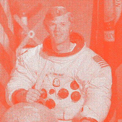 Portrait von Rusty Schweickart.
