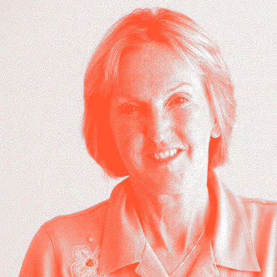 Portrait von Ingrid Newkirk.