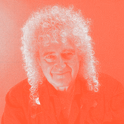 Porträt von Brian May.