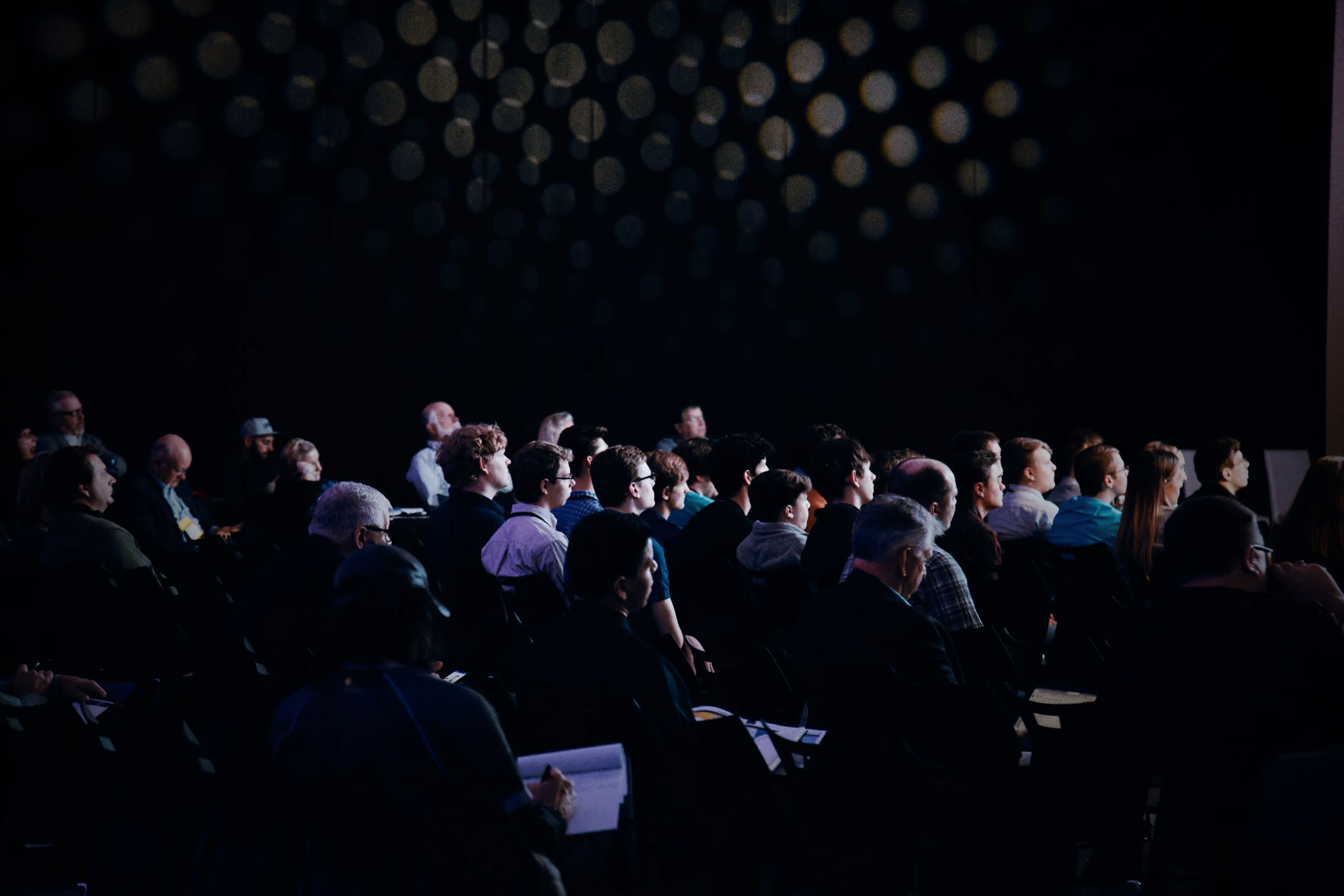 Audience at a conference