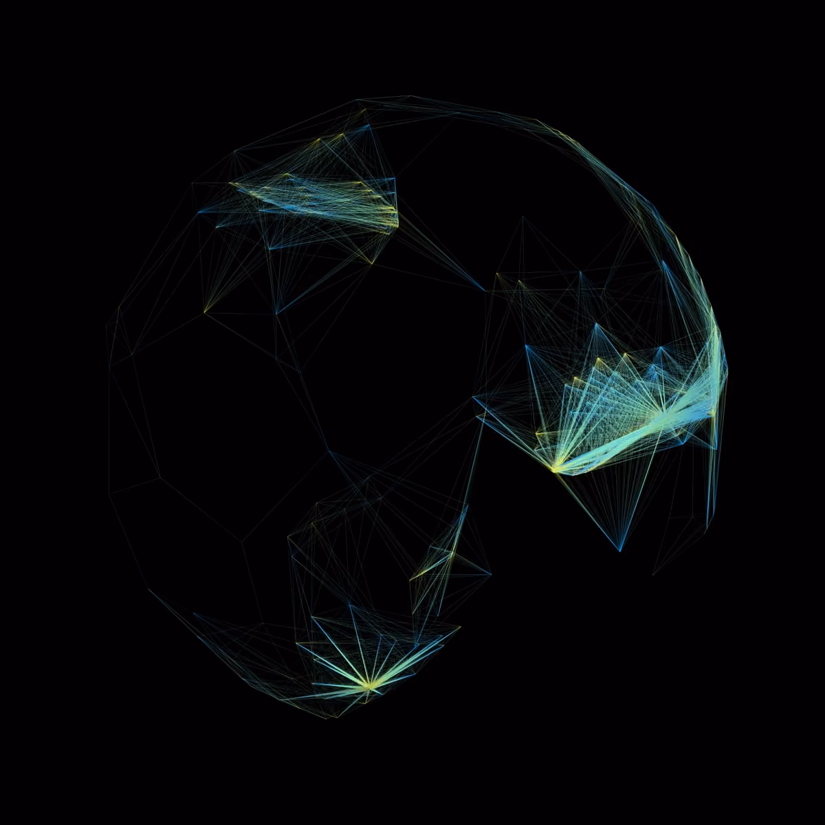 Abstract light trails