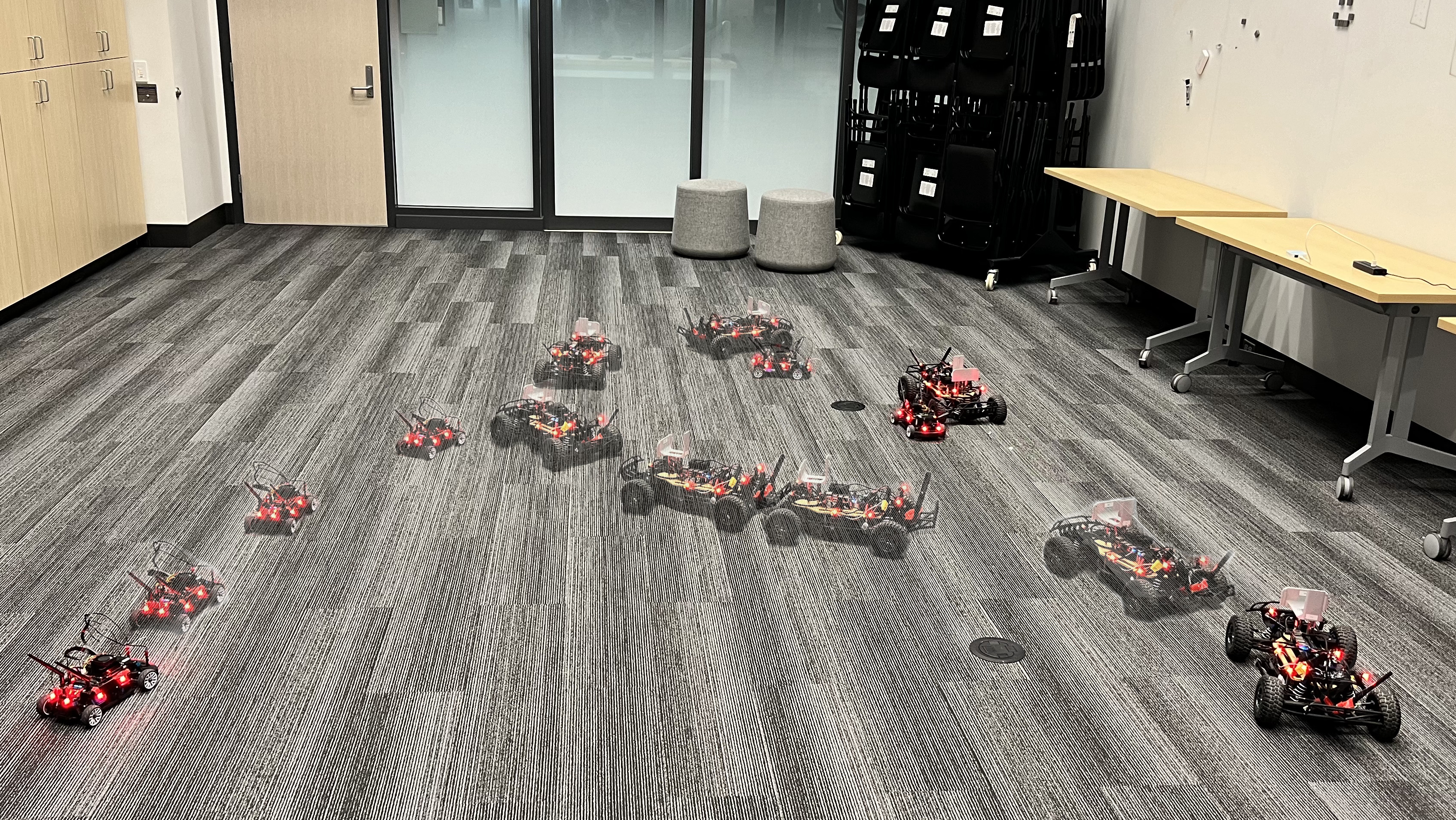 Robot learning setup at the University of Minnesota research lab