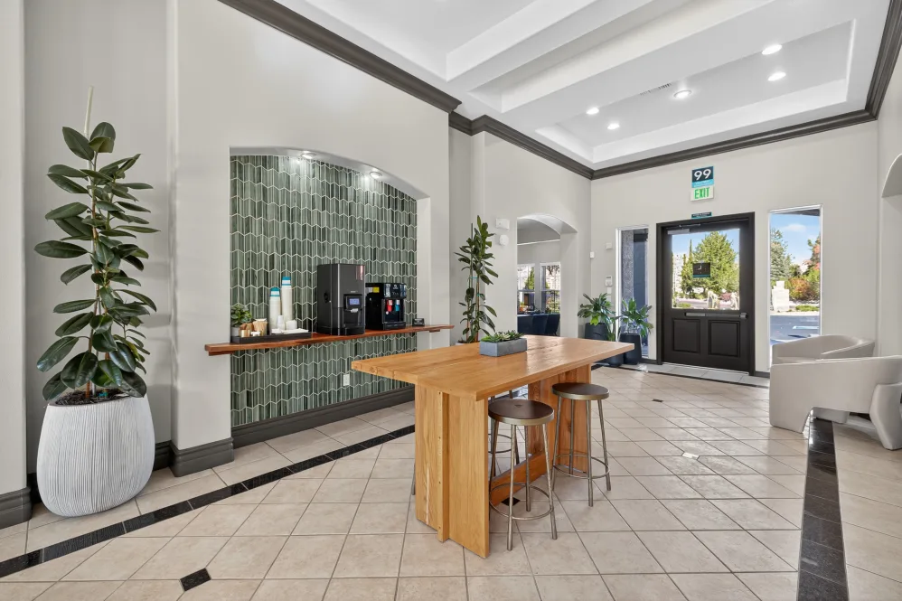 Clubhouse with seating area