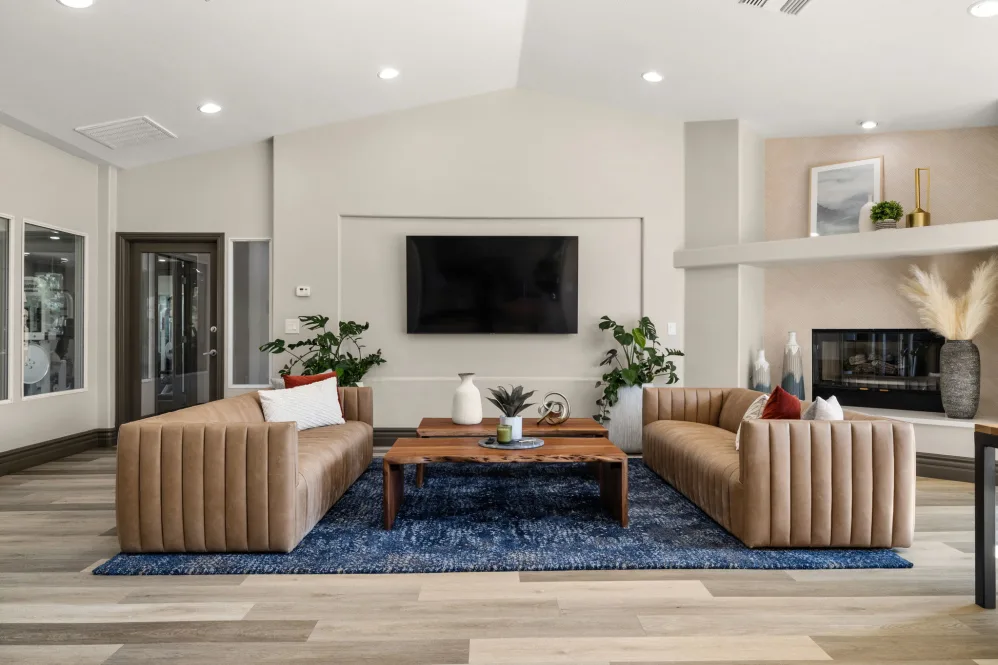 Clubhouse with seating area