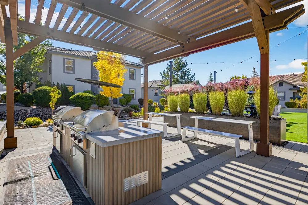 Pool seating area