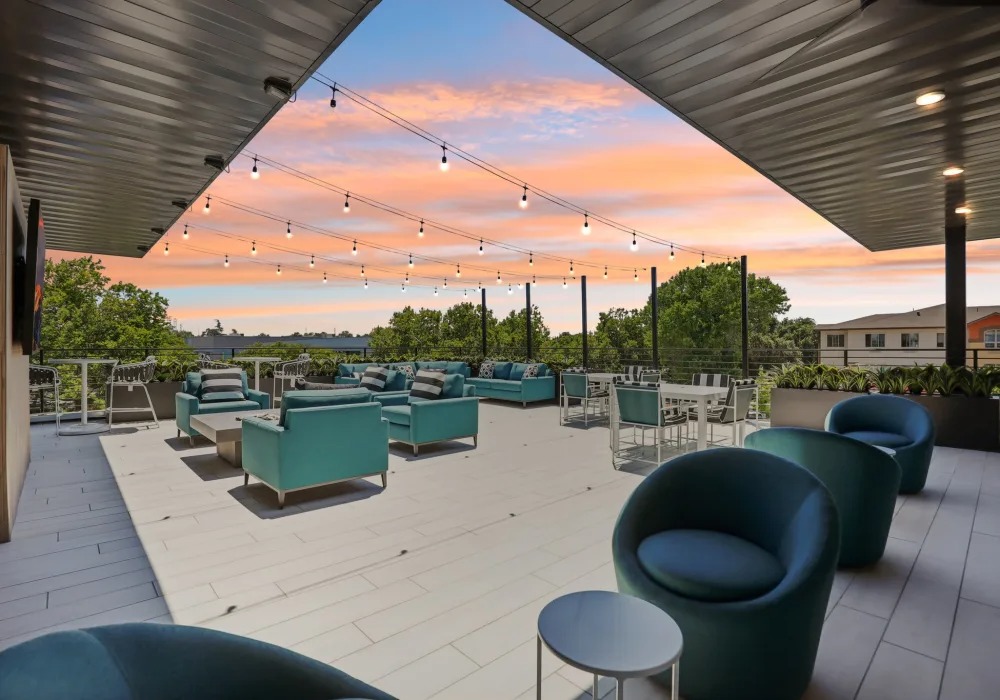 Outdoor seating area