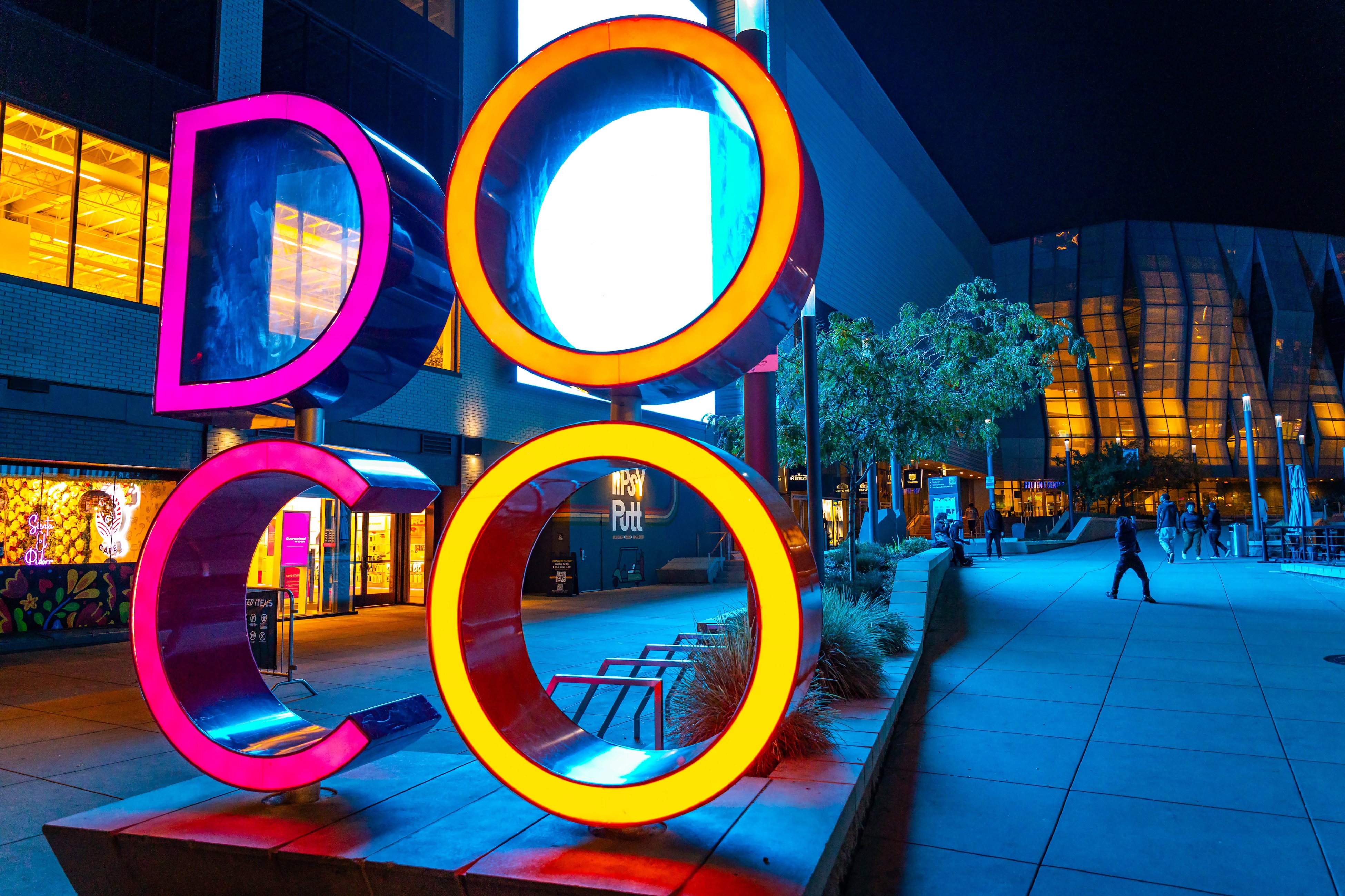 Doco art sign stock image