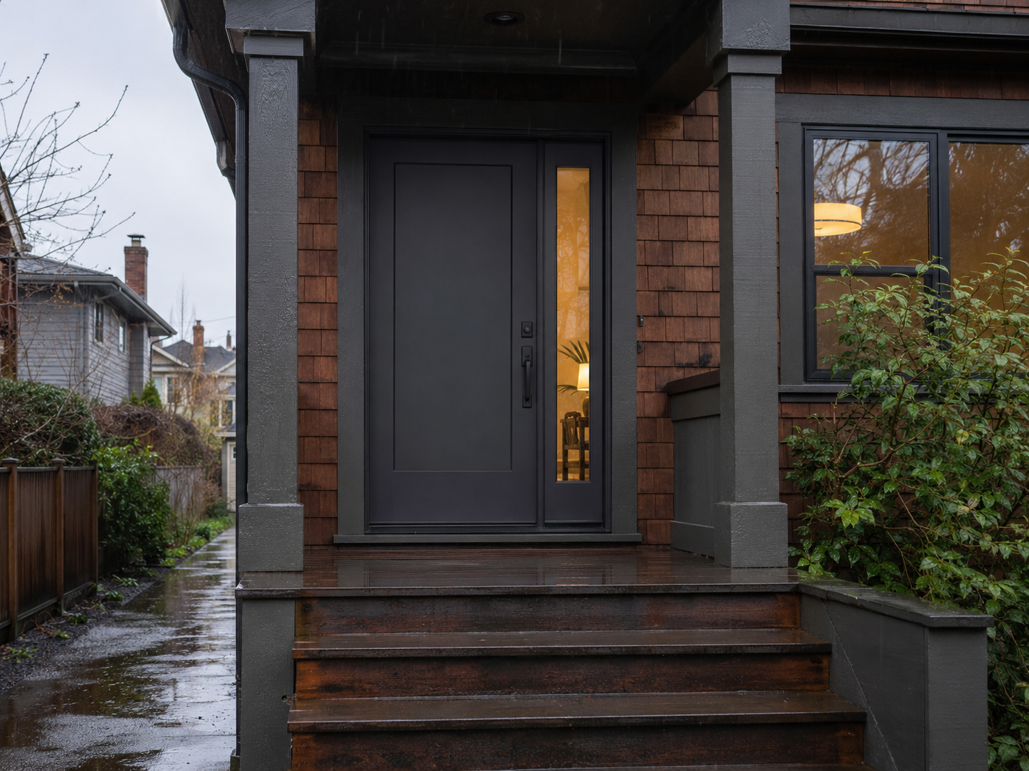 Vancouver residential entry door exterior used for Porten location page hero.