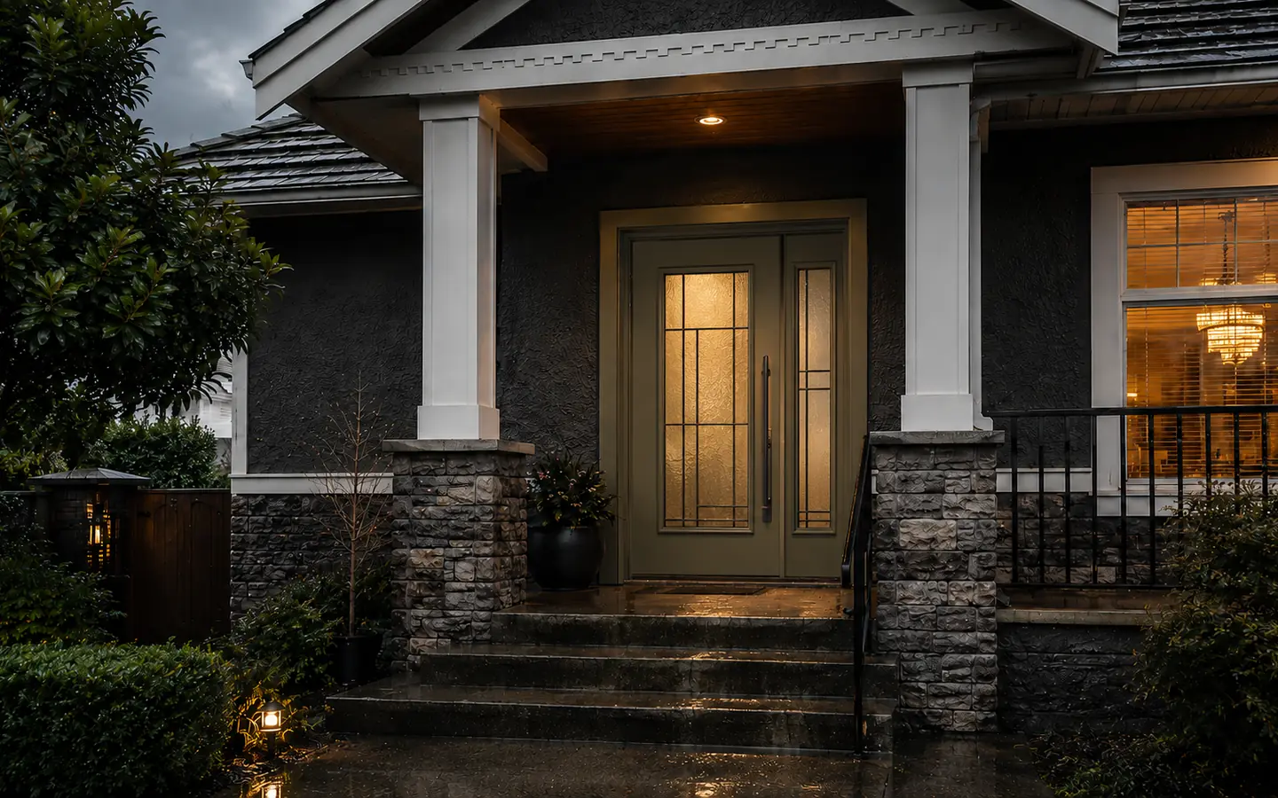 Steel entry door replacement and installation hero image.