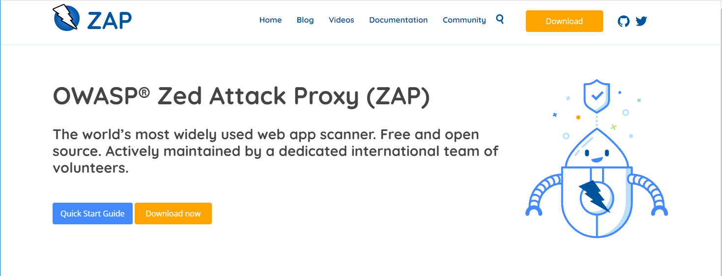 Zap - free web app scanner tool