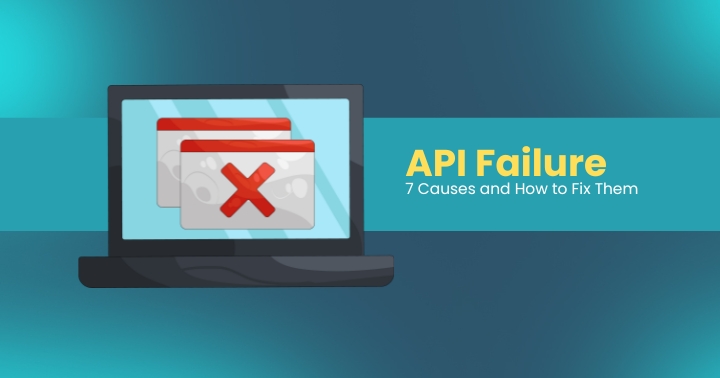 API failure example – visual depicting a failed application programming interface
