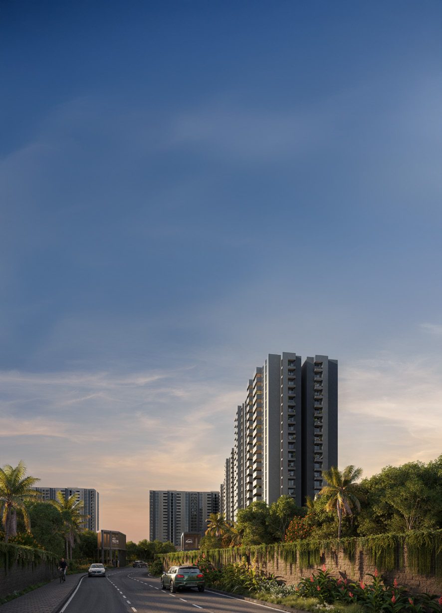 Aerial view of Mizumi Reserve