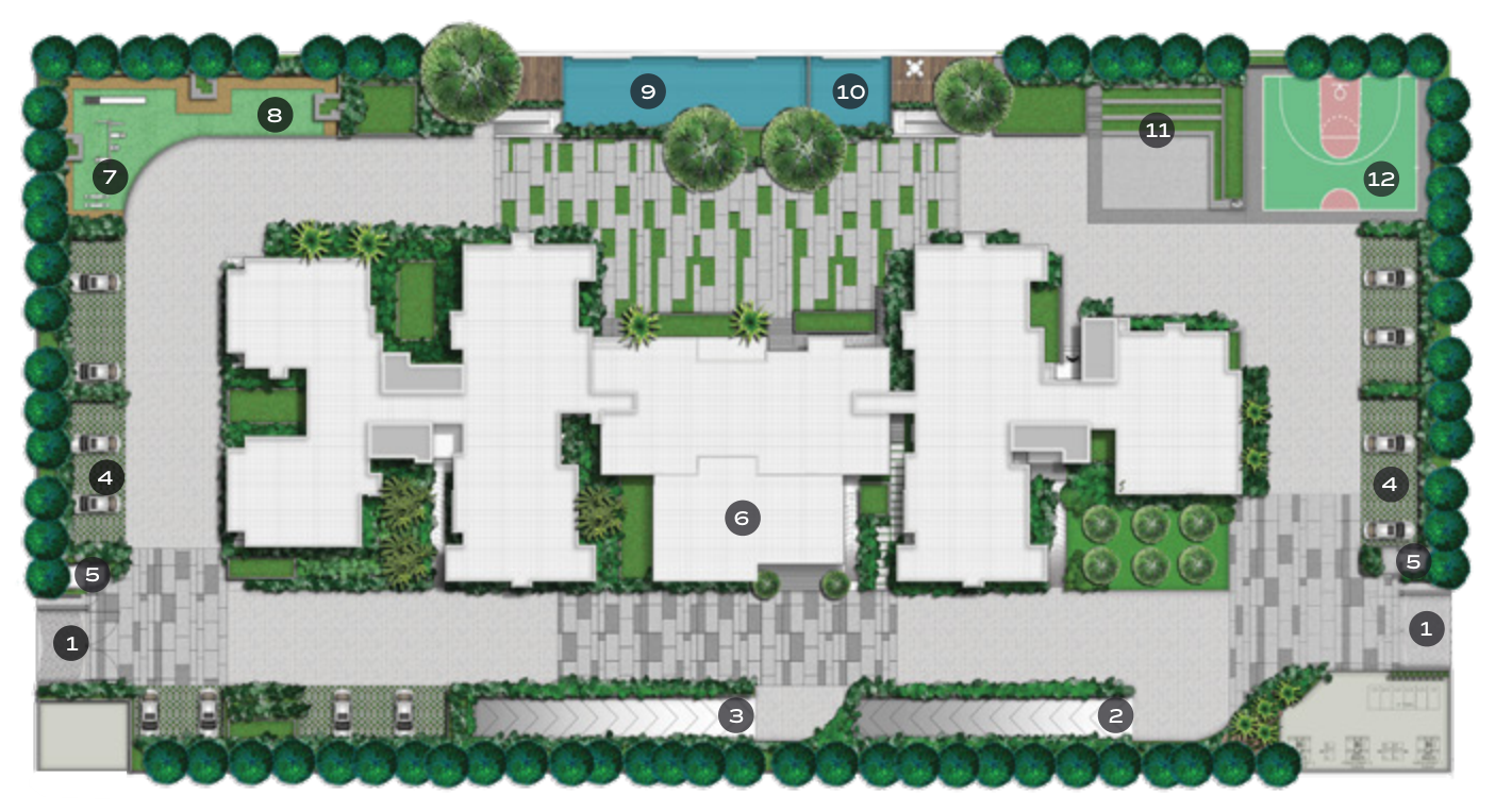 Assetz Mizumi Reserve, developer's masterplan drawing