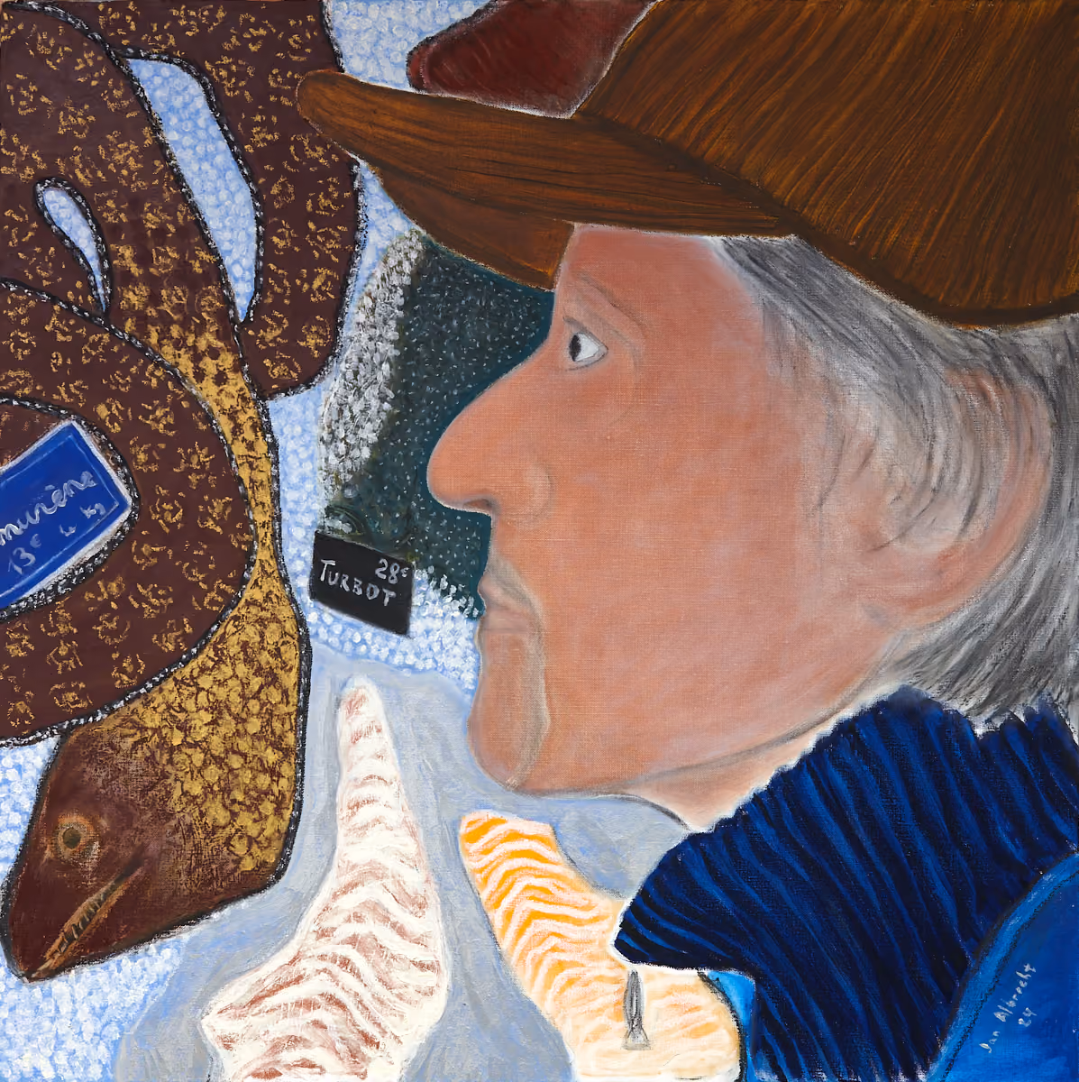 Self-Portrait at the Libération Market in Nice