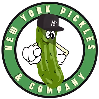 logo of New York Pickles And Company LLC with black outline