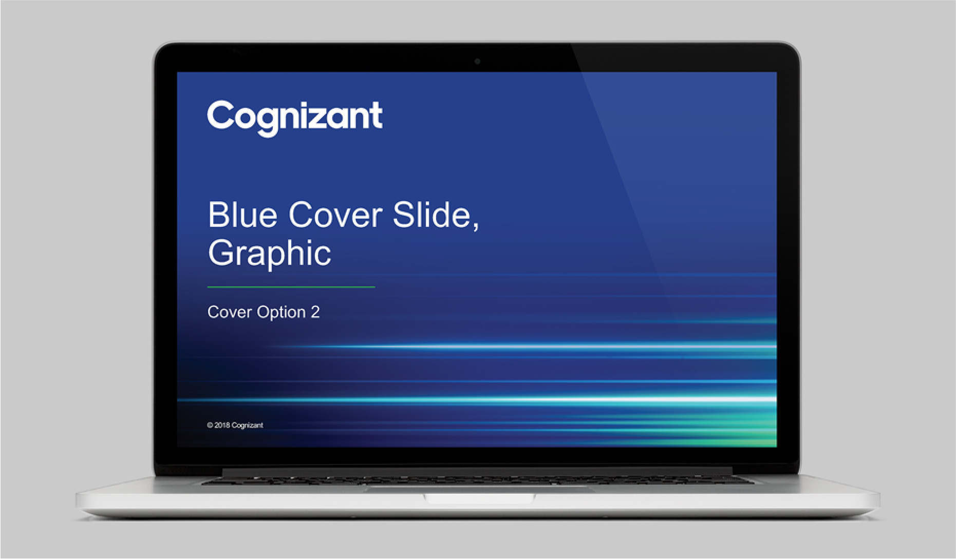 Cognizant laptop mockup