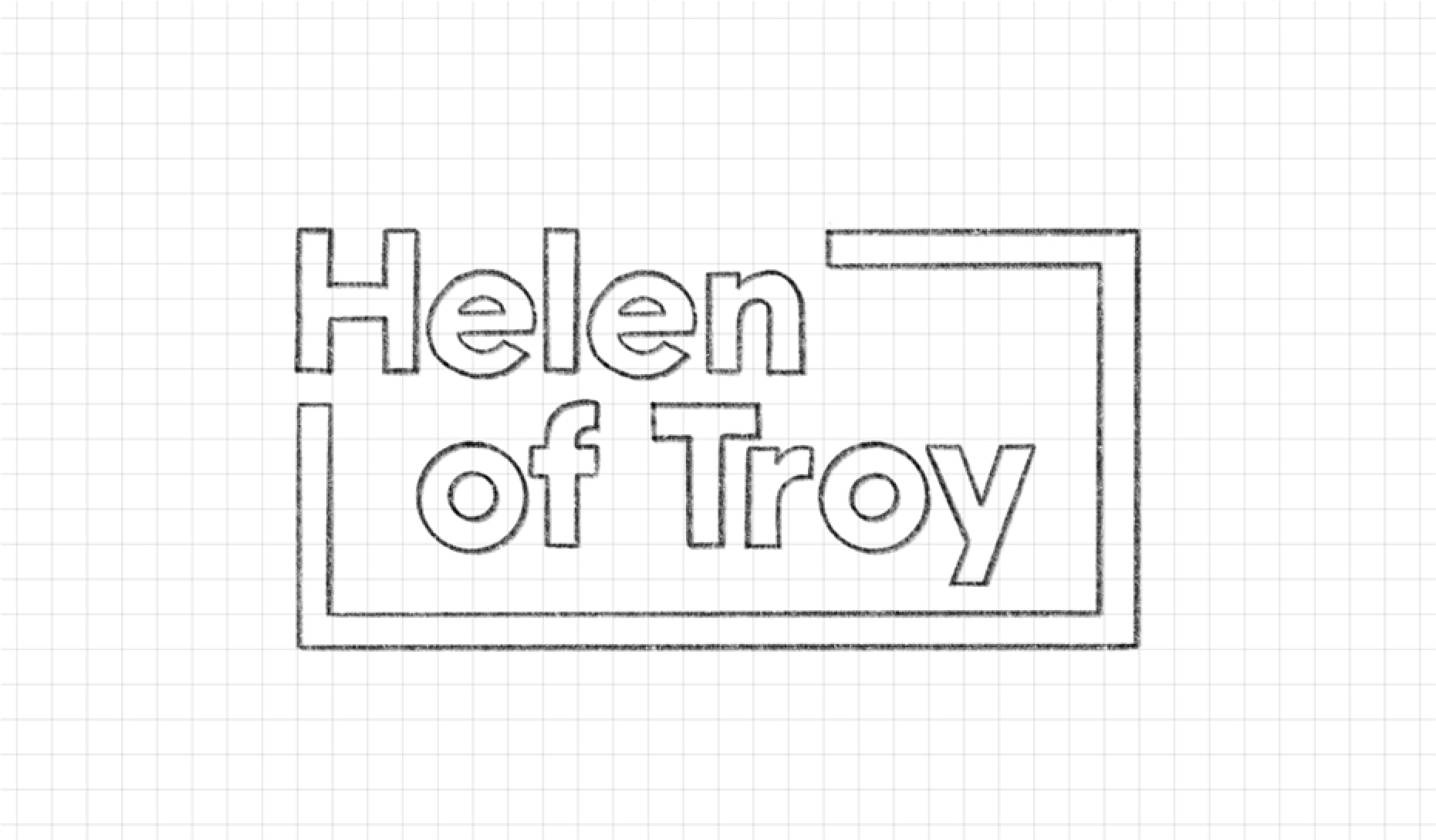Helen of Troy logo sketch
