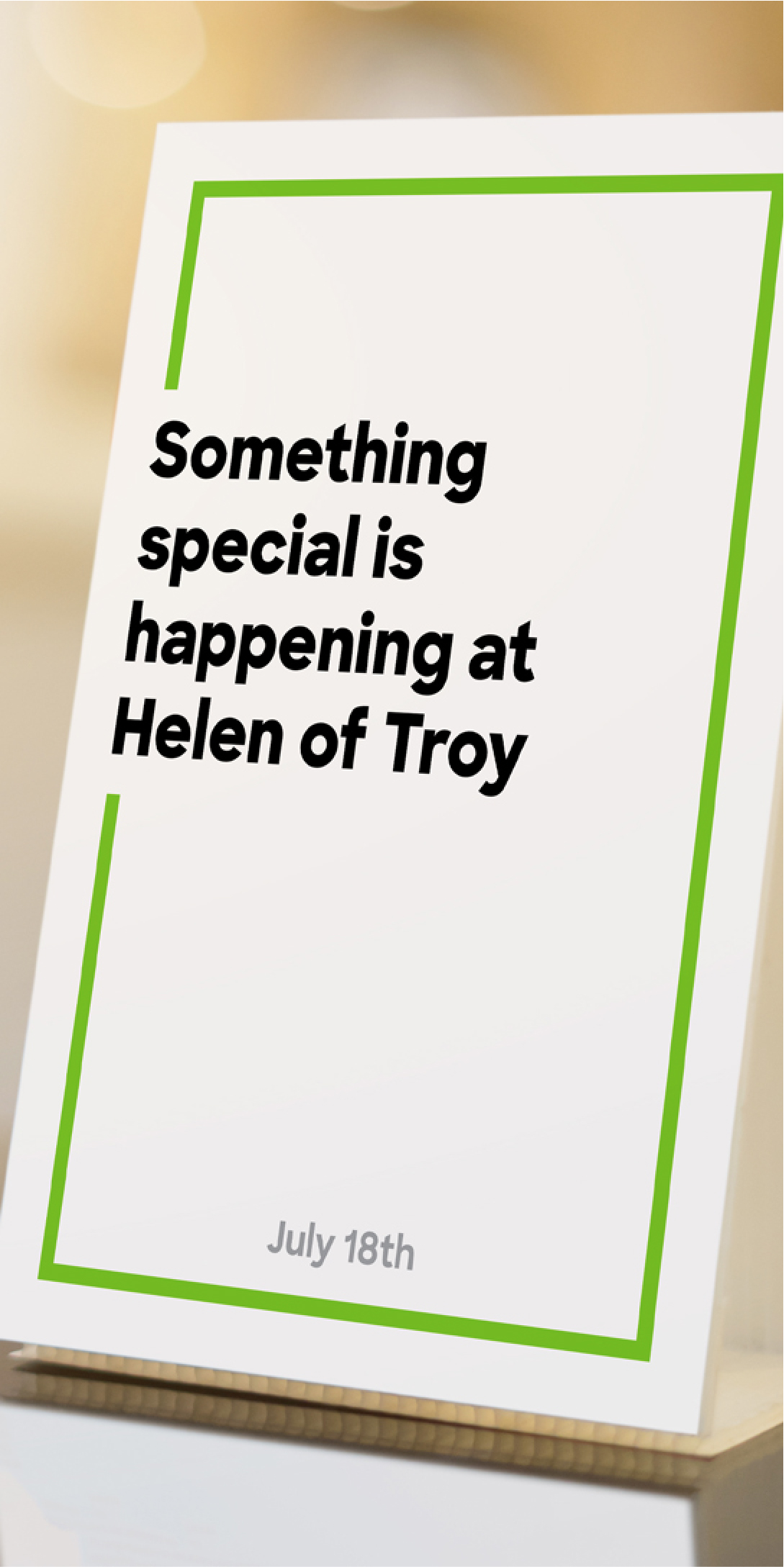 Helen of Troy brand collateral