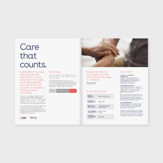Summit Health promotional items