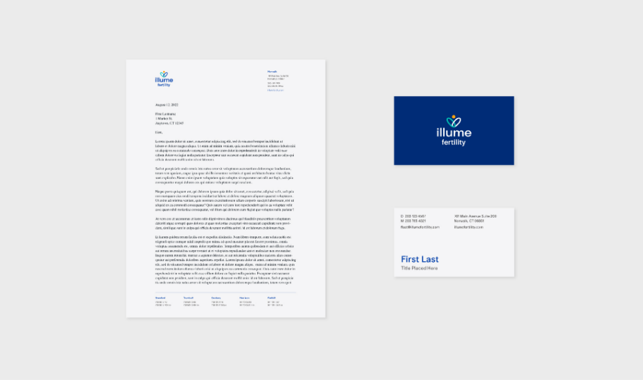 Illume Fertility Letterhead