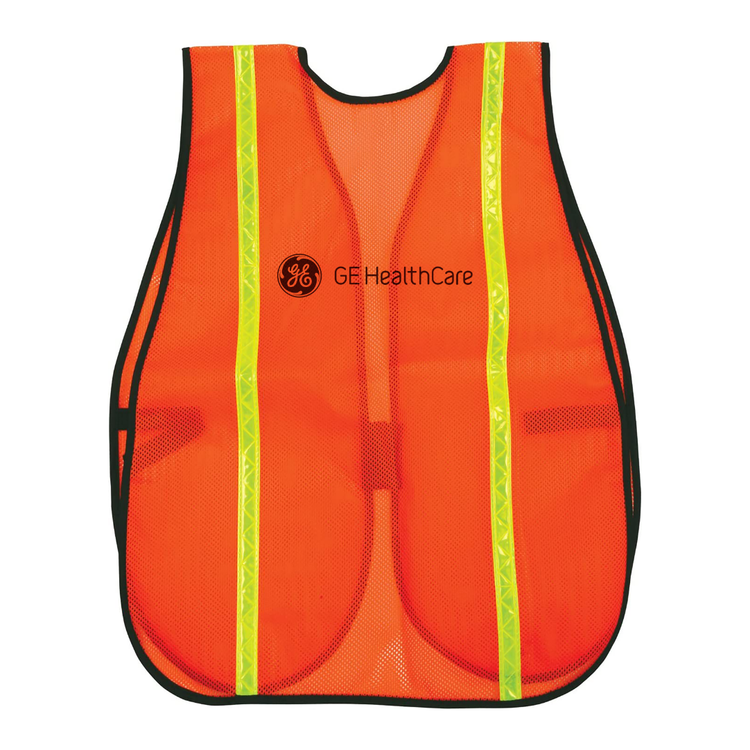 Orange GE HealthCare safety vest