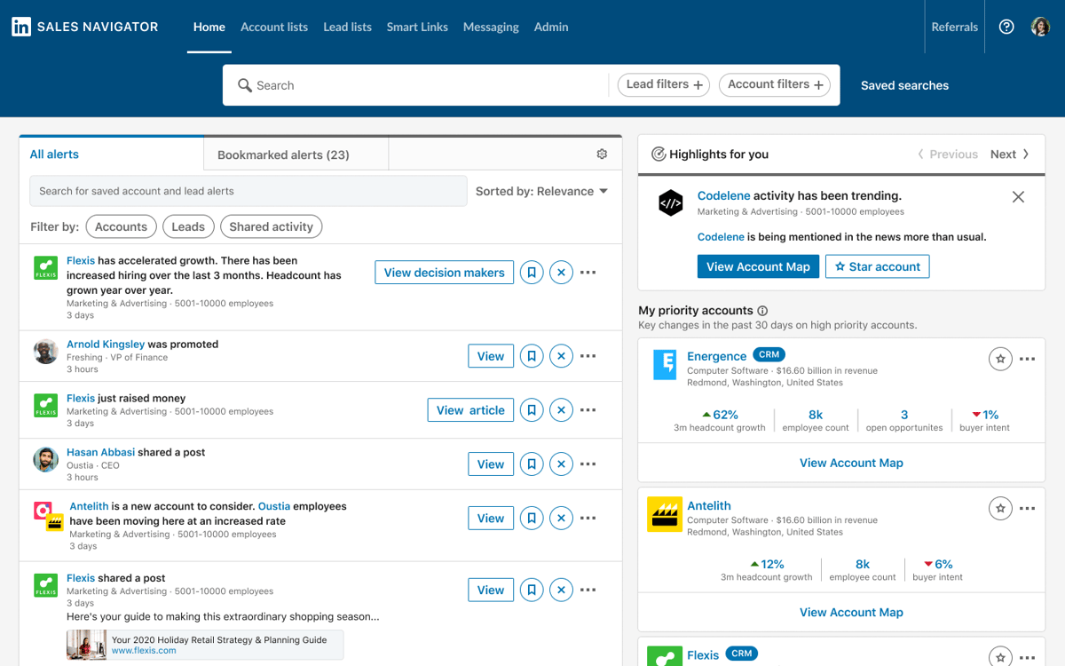 LinkedIn Sales Navigator