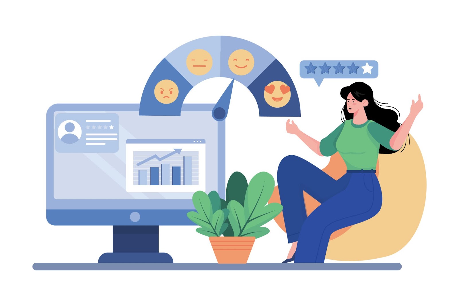 Illustration of B2B intent signals