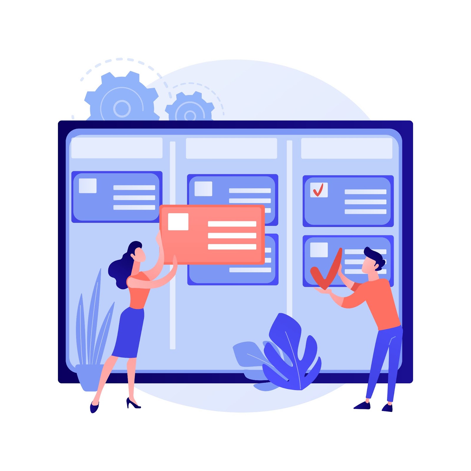 Illustration of visitor identification software