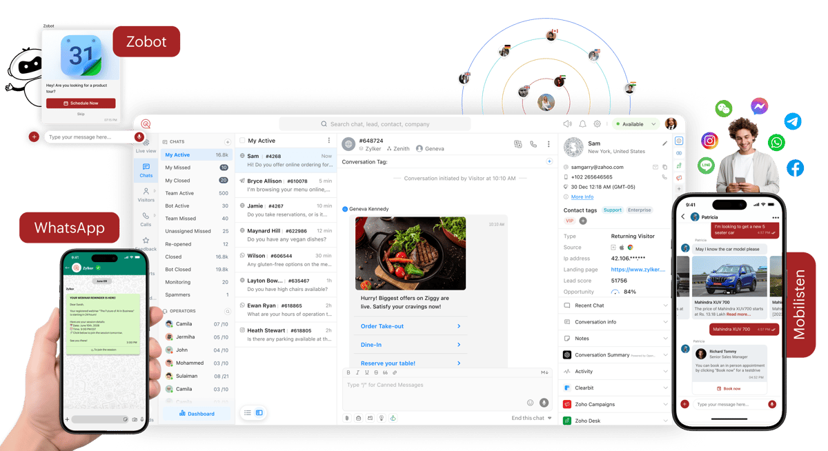 Zoho SalesIQ